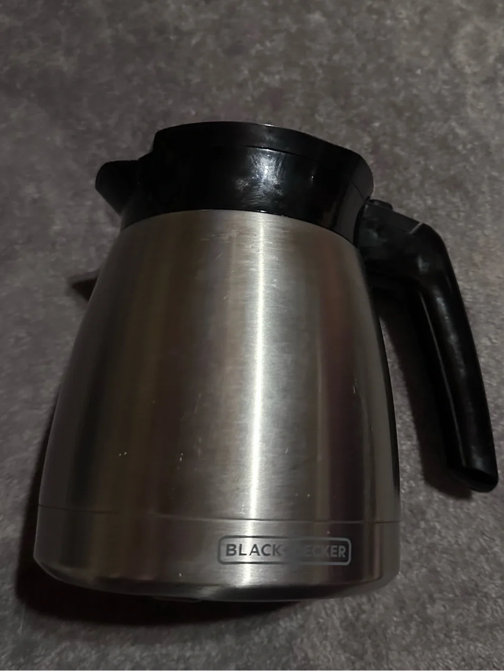 BLACK+DECKER Stainless Steel Thermal Coffee Carafe Replacement 12 Cup 60 oz